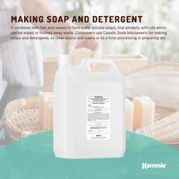 Bulk 20Kg Caustic Soda Pearls Food Grade Sodium Hydroxide Lye NaOH Soap Making