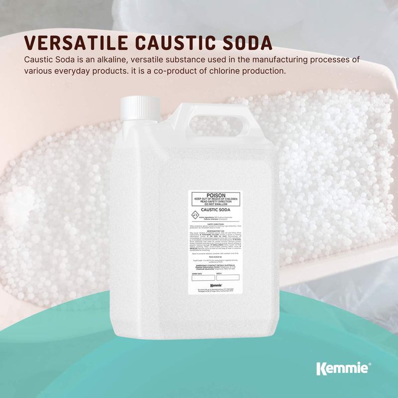 Bulk 20Kg Caustic Soda Pearls Food Grade Sodium Hydroxide Lye NaOH Soap Making