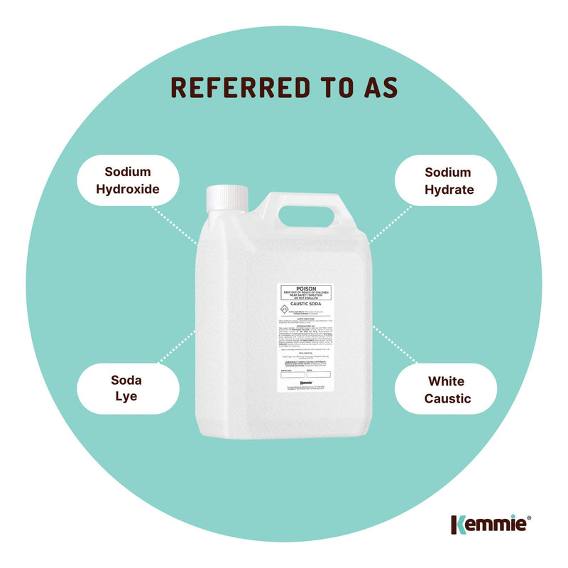 Bulk 20Kg Caustic Soda Pearls Food Grade Sodium Hydroxide Lye NaOH Soap Making