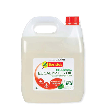 4L Commercial Cleaner Natural Bosisto's Eucalyptus Oil Floor Kitchen Bathroom