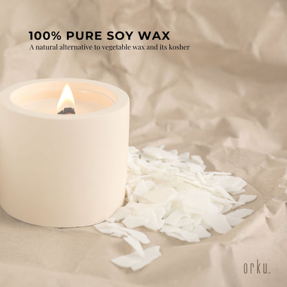 2Kg Golden 464 Soy Wax Flakes - 100% Pure Natural DIY Candle Melts Chips