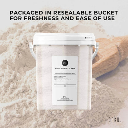 800g Pure Micronised Zeolite Powder Mineral Tub - Micronized Volcamin