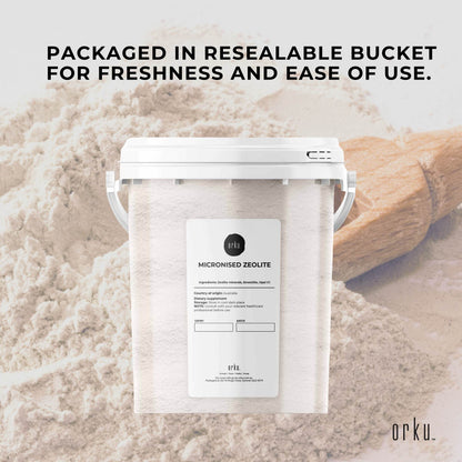 800g Pure Micronised Zeolite Powder Mineral Tub - Micronized Volcamin