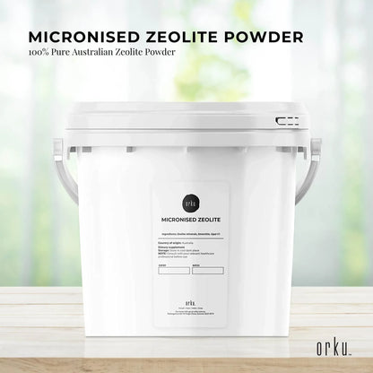 1.3kg Pure Micronised Zeolite Powder Tub Mineral - Micronized Volcamin