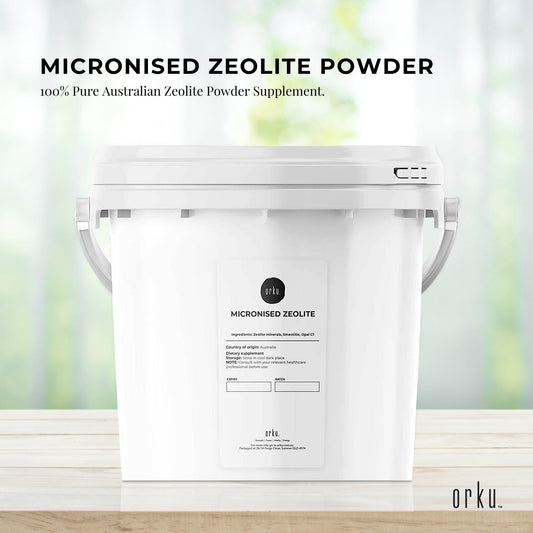 3kg Pure Micronised Zeolite Powder Mineral Tub - Micronized Volcamin