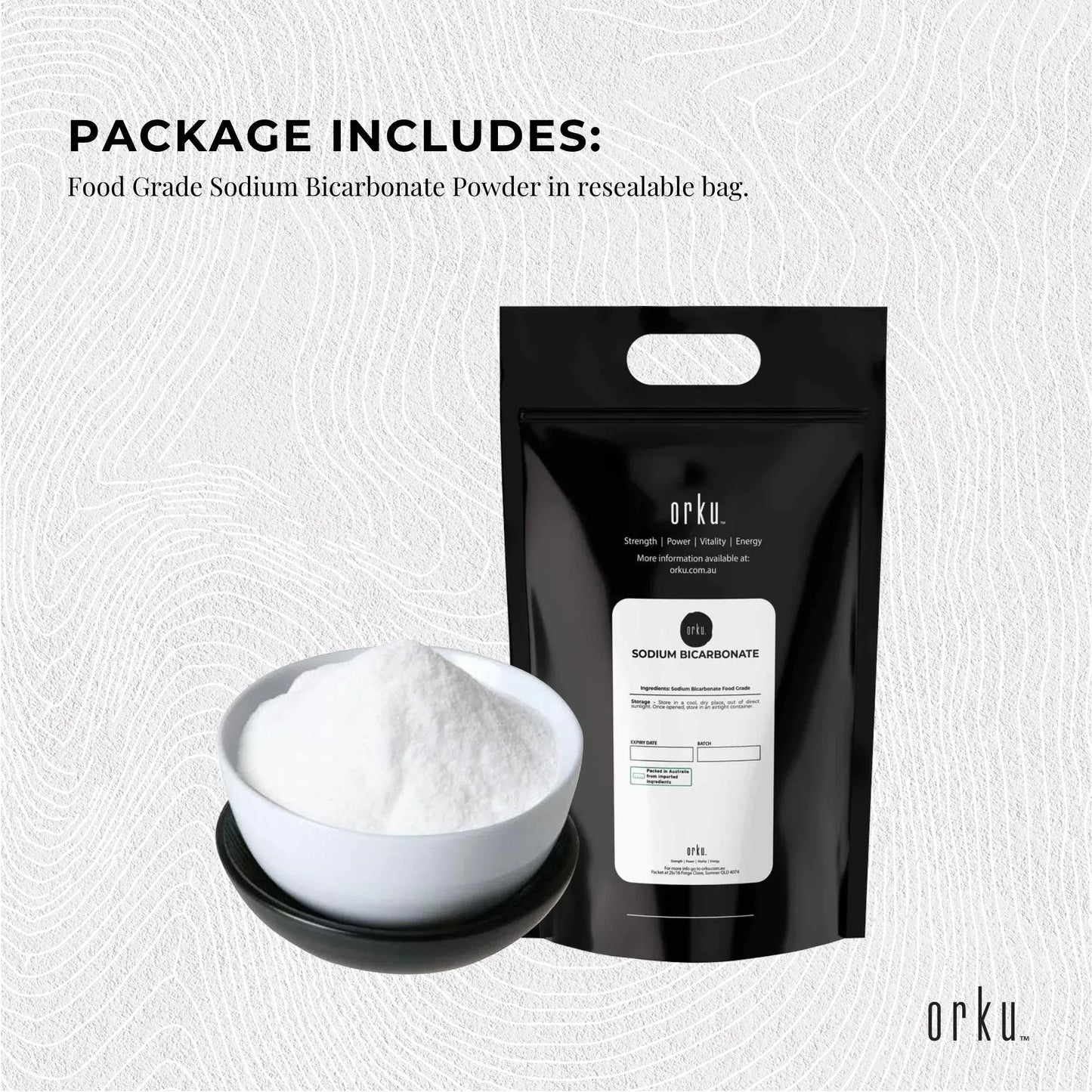 Bulk 10Kg Sodium Bicarbonate - Food Grade Bicarb Baking Soda Hydrogen Carbonate