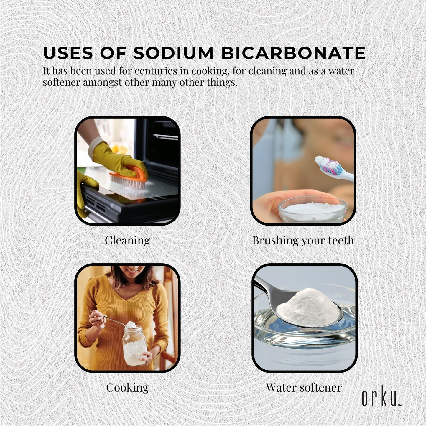 Bulk 10Kg Sodium Bicarbonate - Food Grade Bicarb Baking Soda Hydrogen Carbonate