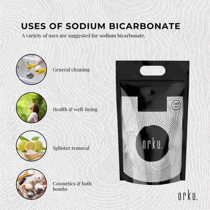 Bulk 20Kg Sodium Bicarbonate - Food Grade Bicarb Baking Soda Hydrogen Carbonate