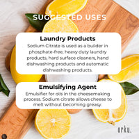 1Kg Sodium Citrate Powder - Trisodium Food Grade Salt Acid Preservative