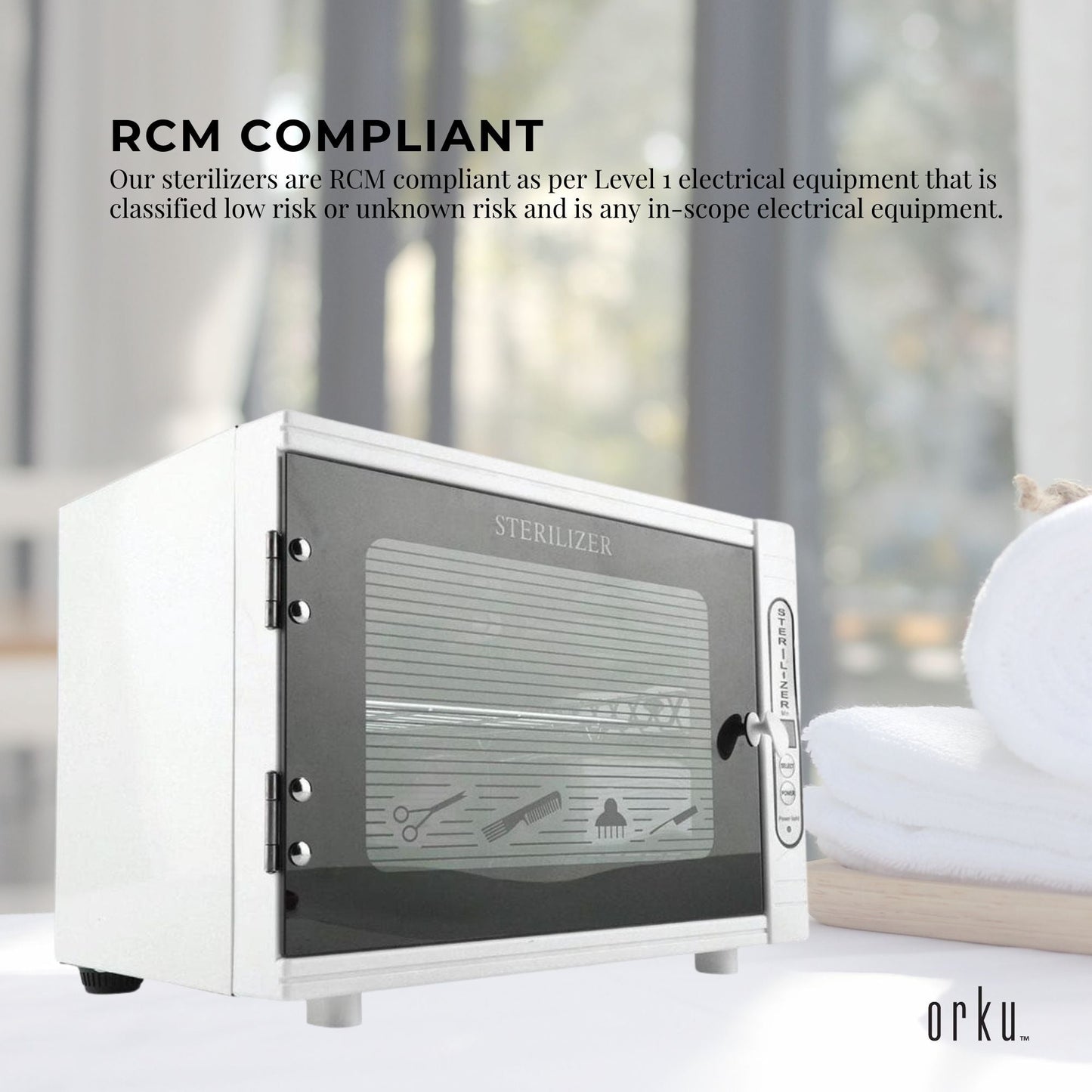 10L UV Steriliser Box Beauty Equipment Sanitising Salon Nail Tools Sterilizer