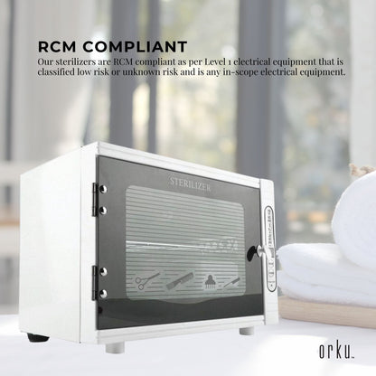 10L UV Steriliser Box Beauty Equipment Sanitising Salon Nail Tools Sterilizer