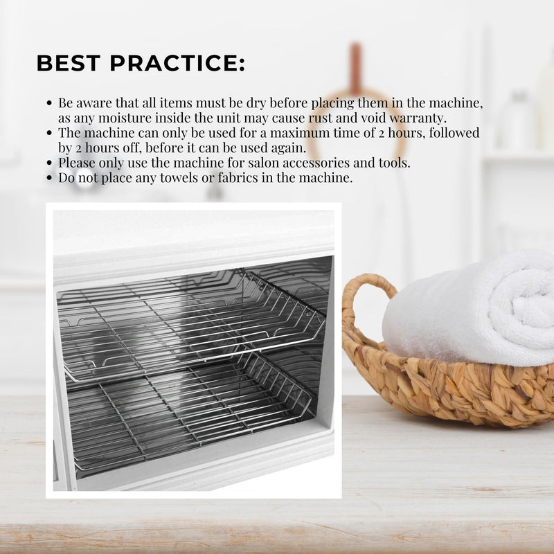 10L UV Steriliser Box Beauty Equipment Sanitising Salon Nail Tools Sterilizer