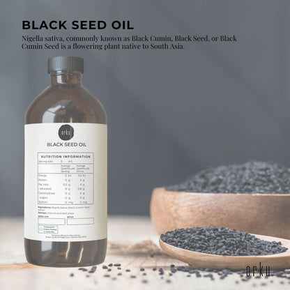 500ml Pure Black Seed Oil - 100% Ethiopian Nigella Sativa Cumin Cold Pressed