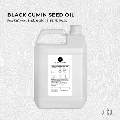 5L Pure Black Seed Oil - 100% Ethiopian Nigella Sativa Cumin Cold Pressed
