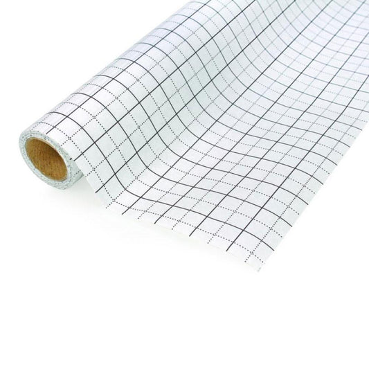 Grid Pattern Tracing Paper Birch 10m x 80cm Black Printed Dressmakers Sewing Roll