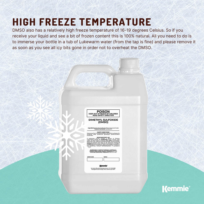 5L DMSO Liquid 99.9% Pure Pharmaceutical Grade Dimethyl Sulfoxide Bulk