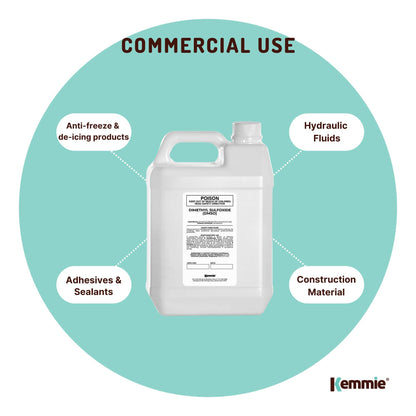 Kemmie 5L DMSO Liquid 99.9% Pure -  USP Grade Dimethyl Sulfoxide Solvent Bulk