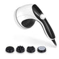 Full Body Vibration Handheld Massager - 4 Massage Heads Neck Shoulders Back Legs