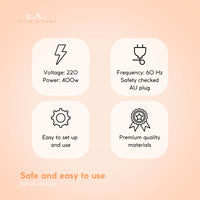 2 In 1 Facial and Hair Steamer Face Skin Portable Table Top Steam Ozone Machine