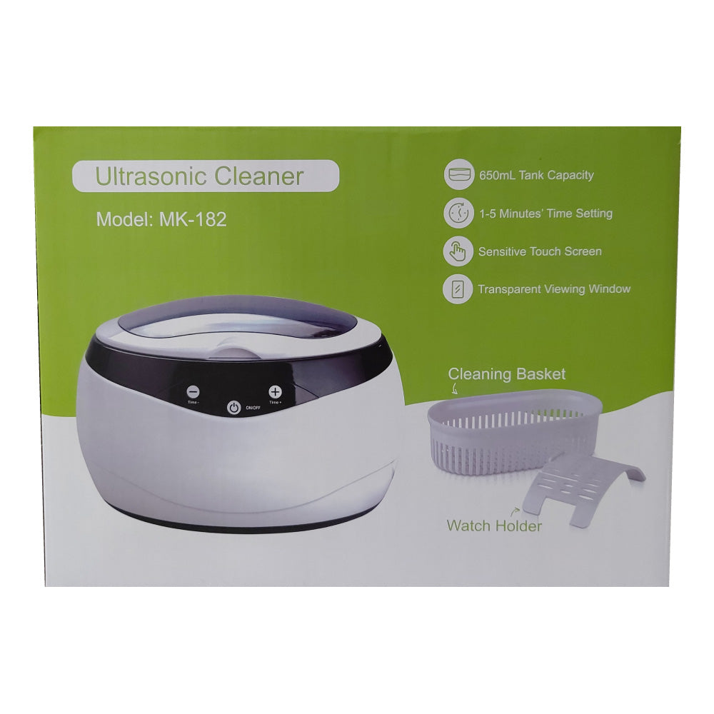 650ml Digital Ultrasonic Cleaner Ultra Sonic Bath Heated Parts Jewelry Cleaning