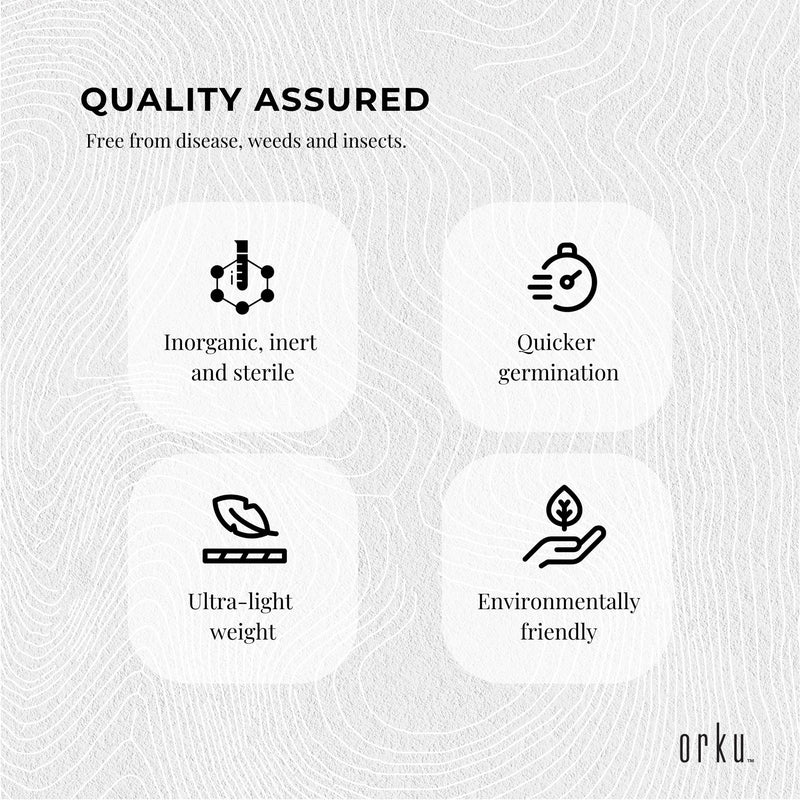 50L Perlite Organic Super Coarse Premium Soil Expanded Medium Plants Hydroponics