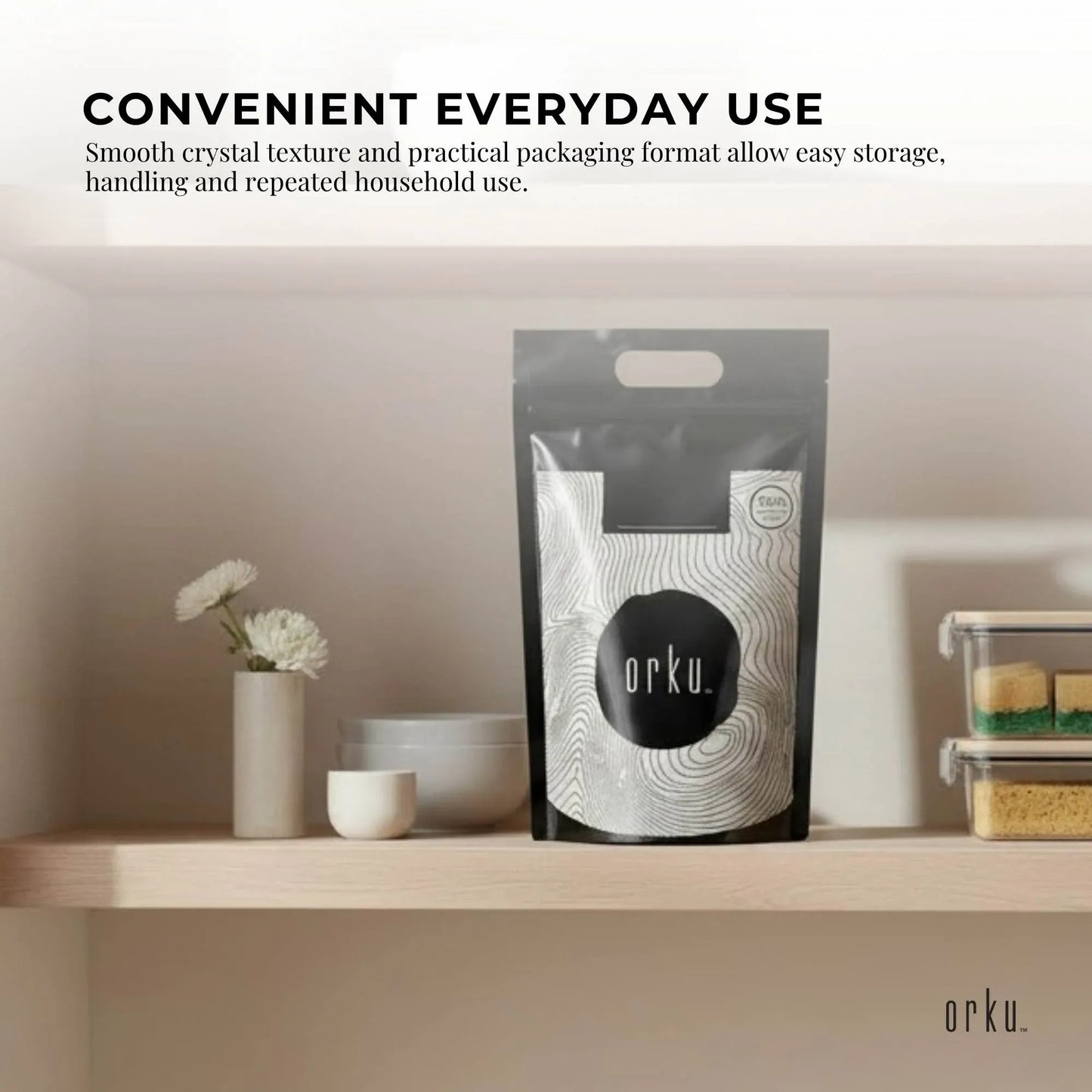 Orku 5Kg Epsom Salt - USP Grade Magnesium Sulfate Body Bath Salts
