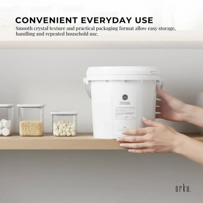 Orku 5kg Epsom Salt Tub- USP Grade Magnesium Sulfate Body Bath Salts