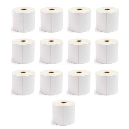 13x Rolls x 400 Label Stickers 102x150mm - Direct Thermal White Shipping Labels