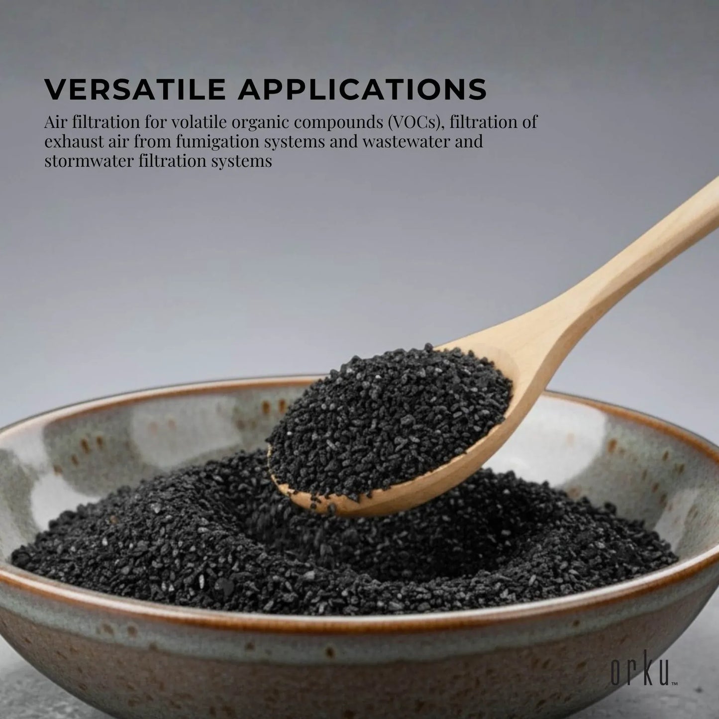 100g Granular Activated Carbon GAC Coconut Shell Charcoal - Water Air Filtration