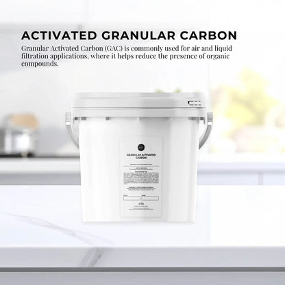 2.5Kg Granular Activated Carbon Tub GAC Coconut Shell Charcoal - Water Filtering