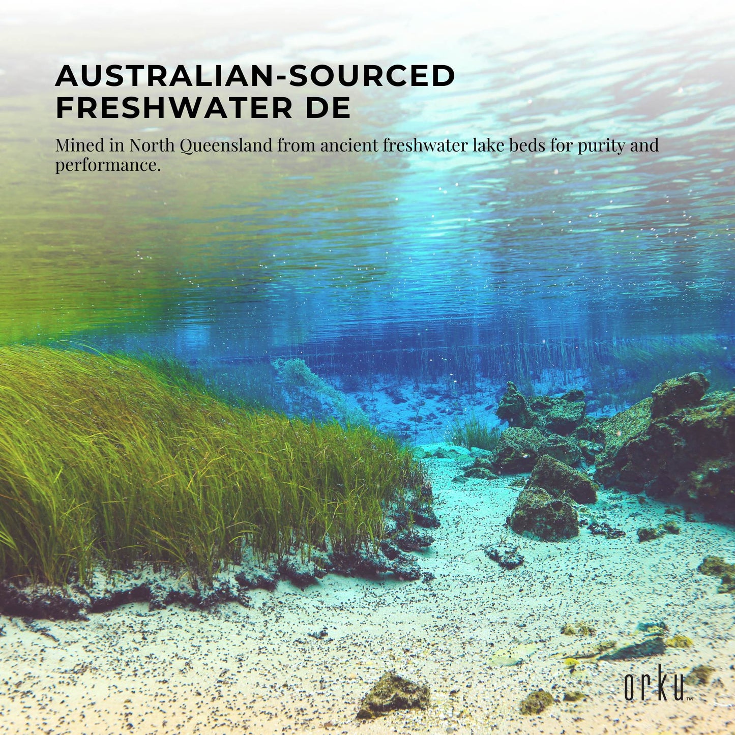 Orku 5Kg Fossil Shell Flour - Livestock Garden Pet Diatomaceous Earth