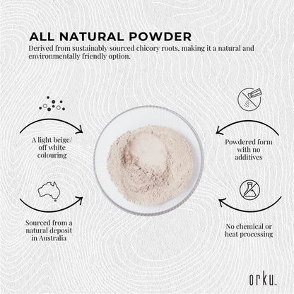 50g Organic Sodium Bentonite Clay Powder - Cosmetic Montmorillonite