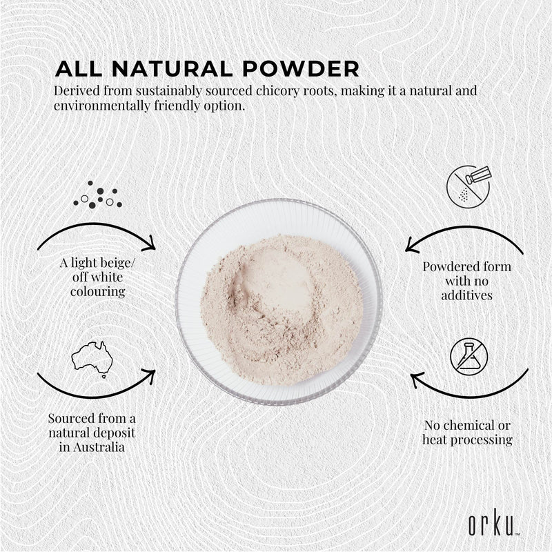 50g Organic Sodium Bentonite Clay Powder - Cosmetic Montmorillonite