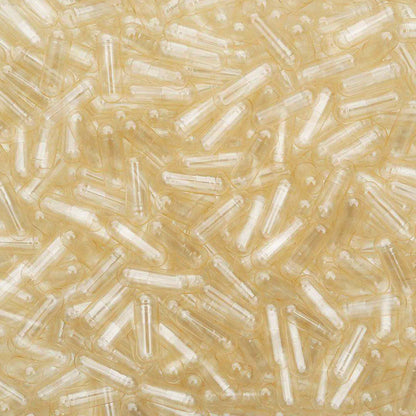 500x Empty Vegetable Capsules Size 0 - Unfilled Vege Vegan Clear Caps