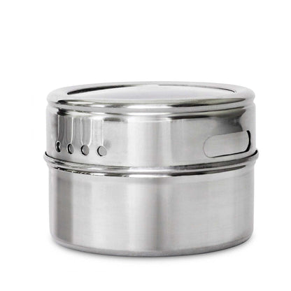 50x 150g Magnetic Spice Jar Stainless Steel Tin Herb Seasoning Storage Container