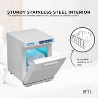 Orku 5L White Electric Hand Towel Warmer Mini UV Steriliser Cabinet Salon Heater