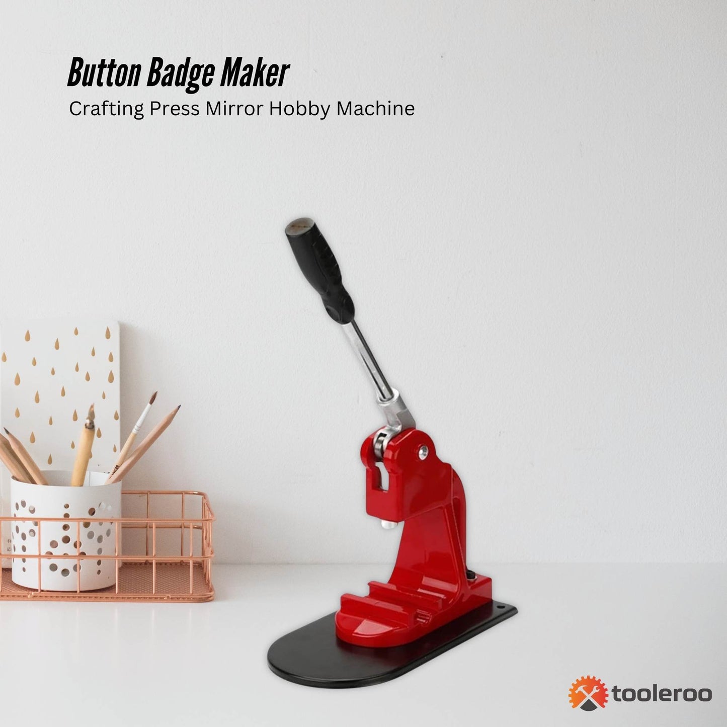 Button Badge Maker - Crafting Press Mirror Hobby Machine