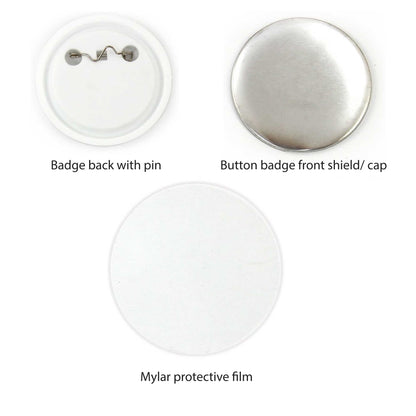 Button Badge 58mm Mould + 500x 58mm Badges - Craft DIY Hobby