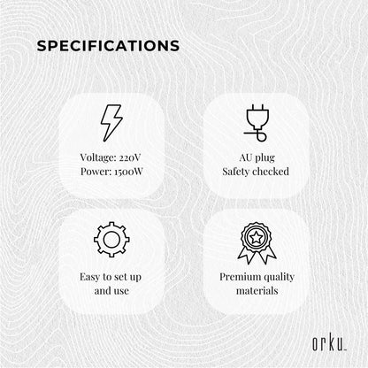 8L Orku Candle Wax Heater With Core Heating Tap - Electric Warmer Melter Pot