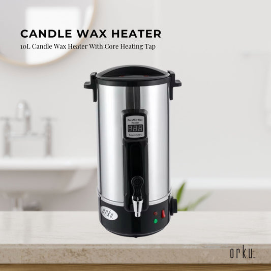 10L Orku Candle Wax Heater With Core Heating Tap - Electric Warmer Melter Pot