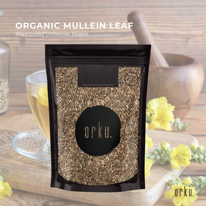50g Organic Mullein Leaf - Dried Herbal Verbascum Thapsis