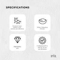 100g Calcium Sulphate Gypsum Powder -  Food Grade Hydrous Sulfate