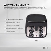 Foot Spa Automatic Water Heating Massager - Electric Pedicure Bath