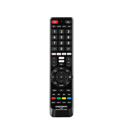 Chunghop Universal TV Remote TX-09E -3D For Smart TVs HDTV LED LCD