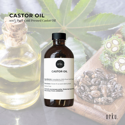 250ml Castor Oil - Hexane Free Cold Pressed Virgin Skin Hair Care