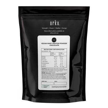 100g Vegan Protein Powder Blend - Chocolate Plant WPI/WPC Supplement