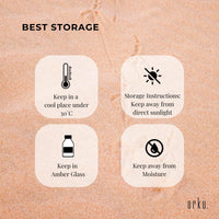 Orku 10ml Pure Emu Oil - Natural Undiluted Australian Dromaius Novaehollandiae