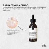 Orku 25ml Pure Emu Oil with Dropper - Undiluted Natural Dromaius Novaehollandiae