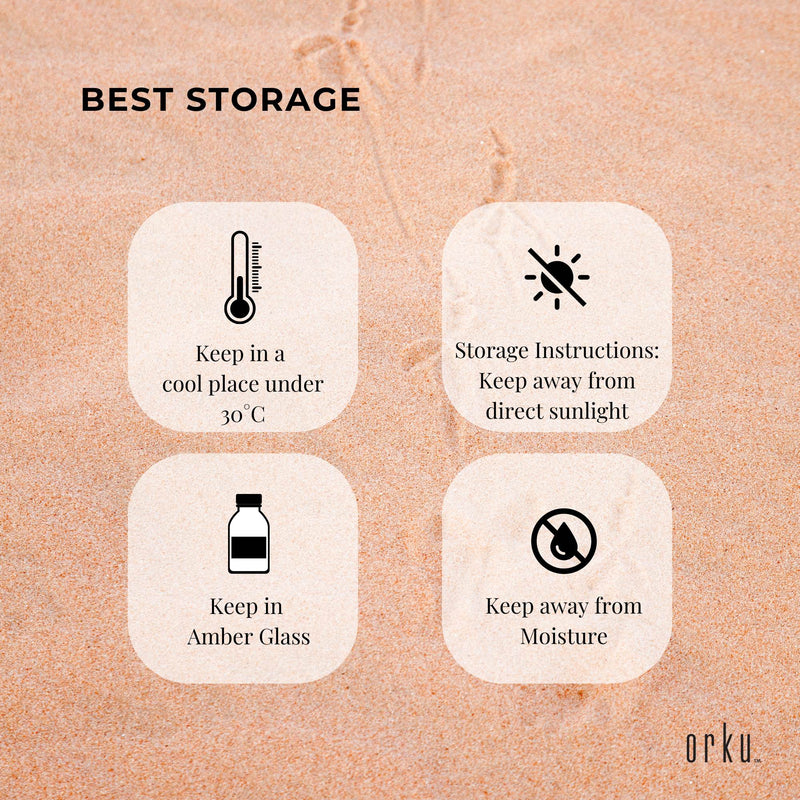 Orku 250ml Pure Emu Oil - Natural Undiluted Australian Dromaius Novaehollandiae