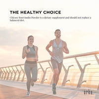 Orku 400g Chicory Root Inulin Powder - Unflavoured Natural Prebiotic Fibre